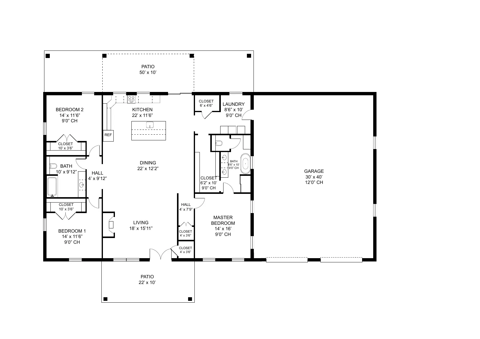 The Weston floor plan preview
